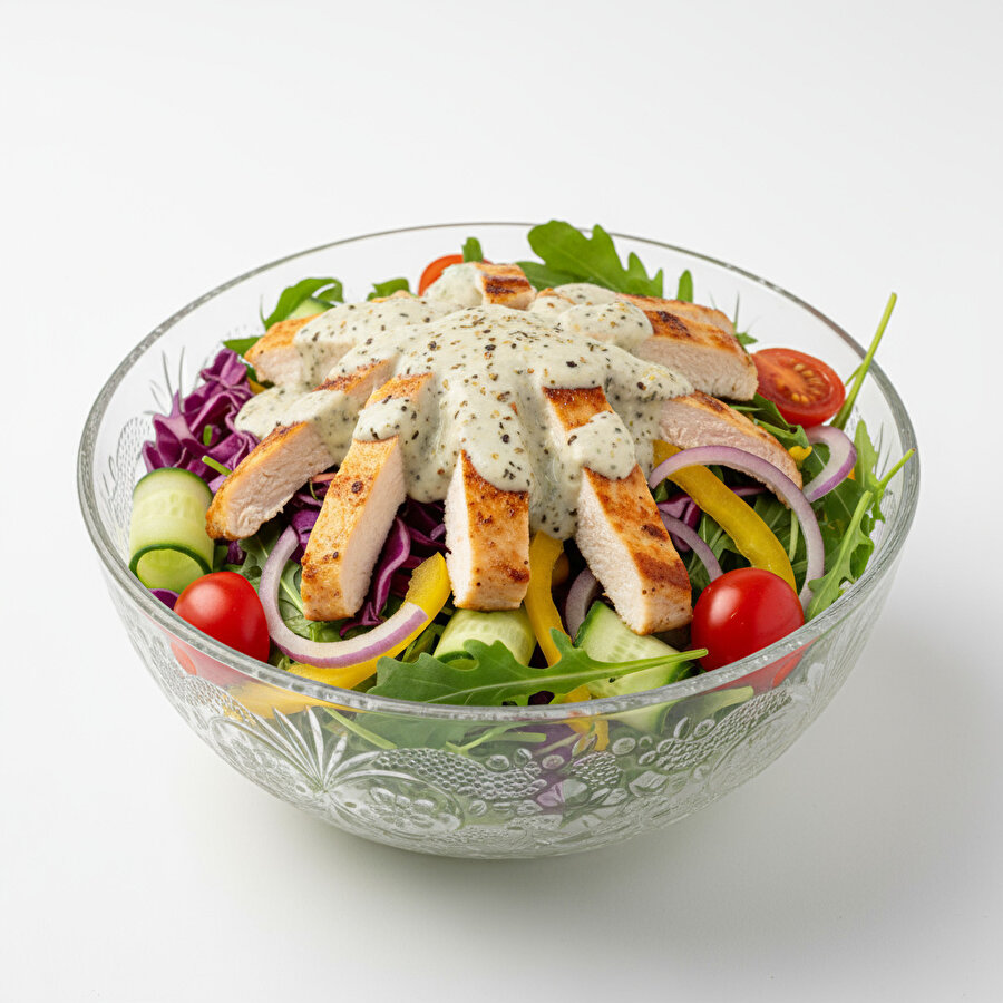 Izgara Tavuklu Salata