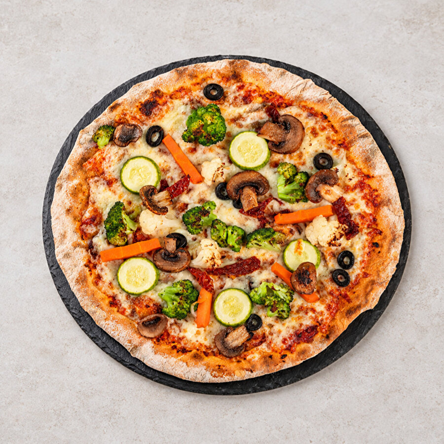 Sebzeli Vejetaryen Pizzetta
